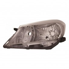 Toyota Yaris 2011-2014 Chrome Inner, Smoked Chrome Trim Head Lamp Unit Passenger Side